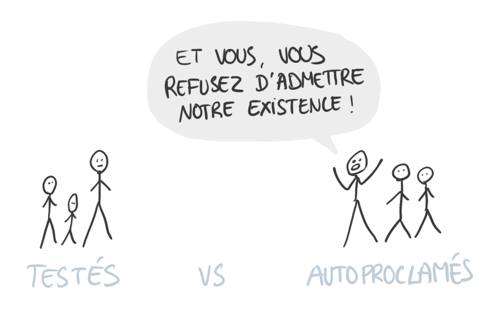 Les HPI autoproclamés n'ont pas passé de test de QI